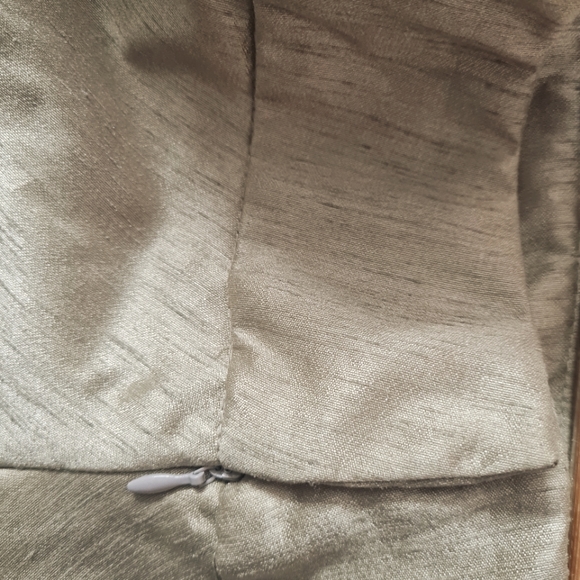 Size- XS, Indya beige poly silk flared ethnic skirt for women - Picture 5 of 7